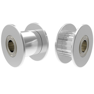 3D打印机2GT惰轮 同步带惰轮皮带轮H型被动滑轮16/20齿带宽6/10mm