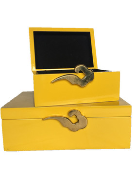 工艺新中式风床头柜软装首饰盒