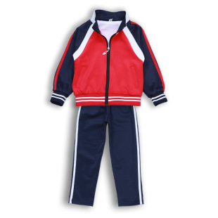 幼儿园老师园服春秋季六年级运动套装教师服秋冬幼师运动外套红色
