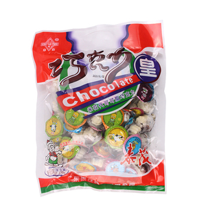 巧克力皇 泰茂米花代可可脂小零食240克休闲零食星球巧克力杯袋装