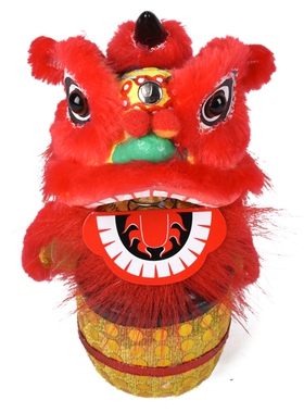 醒狮摆件送礼显喜庆生财利是