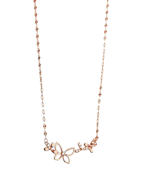 蝴蝶小众设计感ins百搭锁骨链