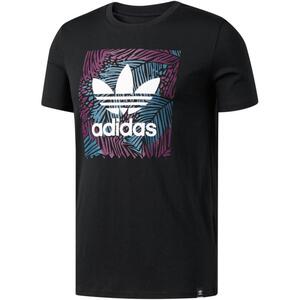 Adidas/阿迪达斯男短袖T恤圆领纯棉吸汗透气logo美国直邮B4369