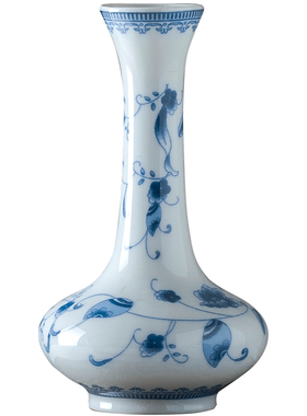 家居酒柜摆件 景德镇陶瓷青花花瓶花器工艺品礼品 桌面装饰