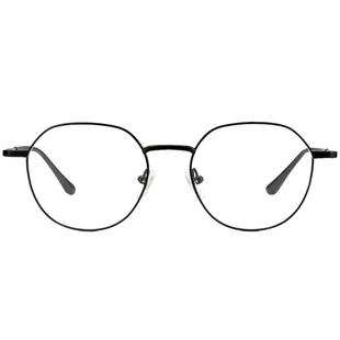 弗森超轻纯钛复古近视眼镜架男FU-30029大脸显瘦圆框镜框可配镜片