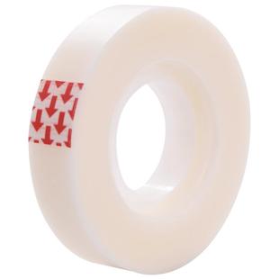 5卷装得力文具胶带学生1.2cm隐形照片修补胶带1.8cm宽胶带透明磨砂可写字乳白色复印粘贴笔记错题胶带包邮