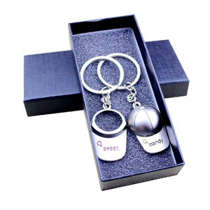 可爱钥匙扣钥匙环男女创意情侣款钥匙链卡通汽车钥匙挂件挂坠礼物