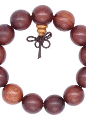 天然巴西手串紫檀红木本命年佛珠