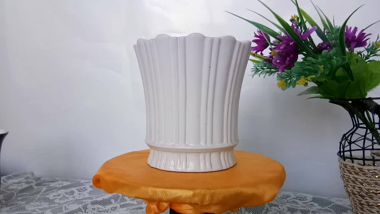 High Quality Modern White Ceramic Flower Pots Buy High Quality