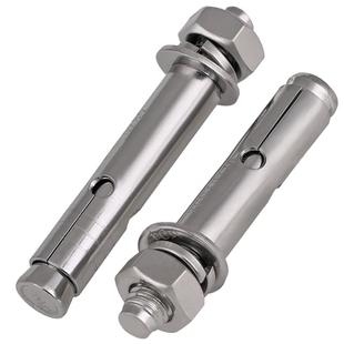 304不锈钢膨胀螺丝外膨胀螺栓加长拉爆膨胀管爆炸螺丝钉M6M8-M20