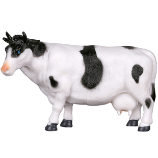 仿真农场家禽牧场小动物场景模型猪狗公鸡母鸡鸭马奶牛羊玩具套装