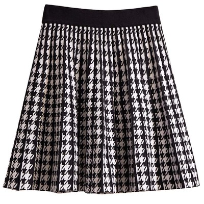 毛线小个子短款学生针织半身裙