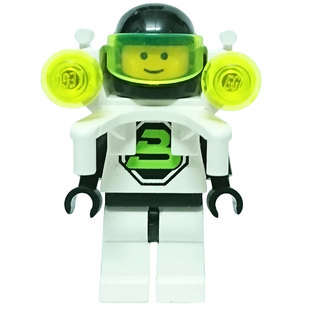 乐高lego 绝版稀有城市人仔零件 银河探索者 太空人飞行盔甲 6812