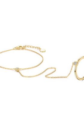 小众设计网手链戒指一体韩版简约