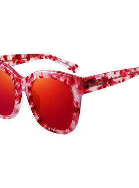 molgirl超大框手工花色太阳眼镜