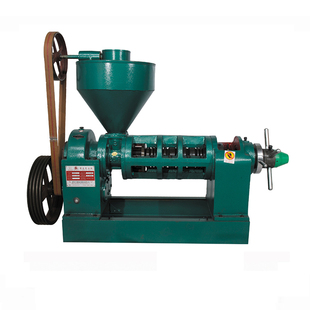 商用榨山茶籽油花生专用榨油机YZYX95型可温控加热螺旋单机
