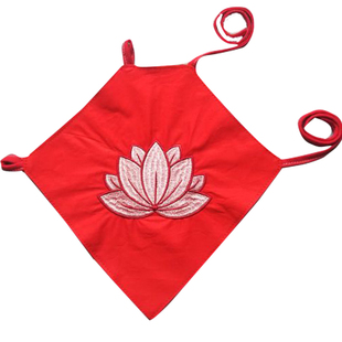 哪吒哪咤魔童降世莲花儿童衣服哪咤同款肚兜红色刺绣宝宝婴儿兜兜