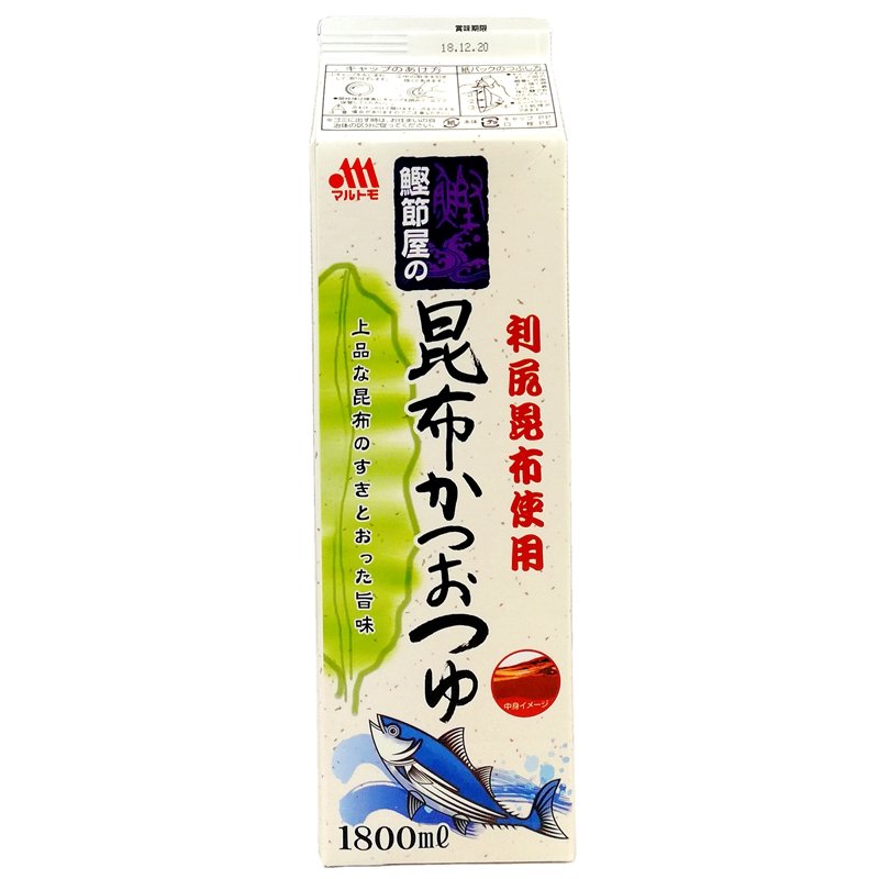 日式酱油丸友鲣鱼昆布汁酱1.8L烧菜调味拌饭关东煮寿喜火锅汤底料