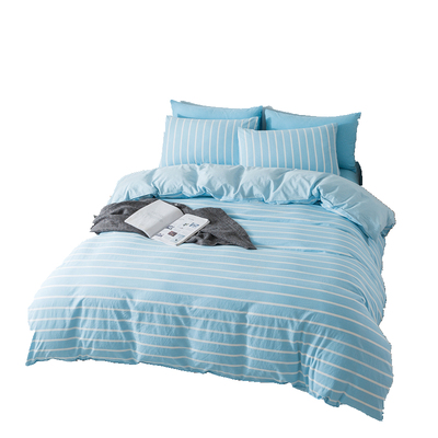 水洗棉简约风北欧床上用品四件套