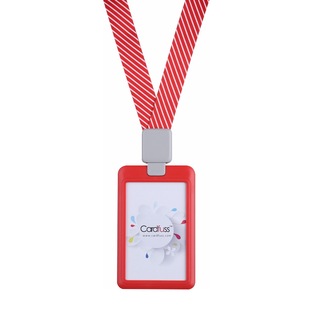 cardfuss插卡式员工牌胸卡挂牌伸缩厂牌证件卡套胸卡套拉伸打卡门禁卡套识别证工作证胸卡套带易拉扣挂绳定做