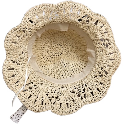 草帽夏季儿童大檐防晒太阳帽