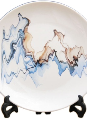 景德镇新中式风插花电视柜陶瓷器