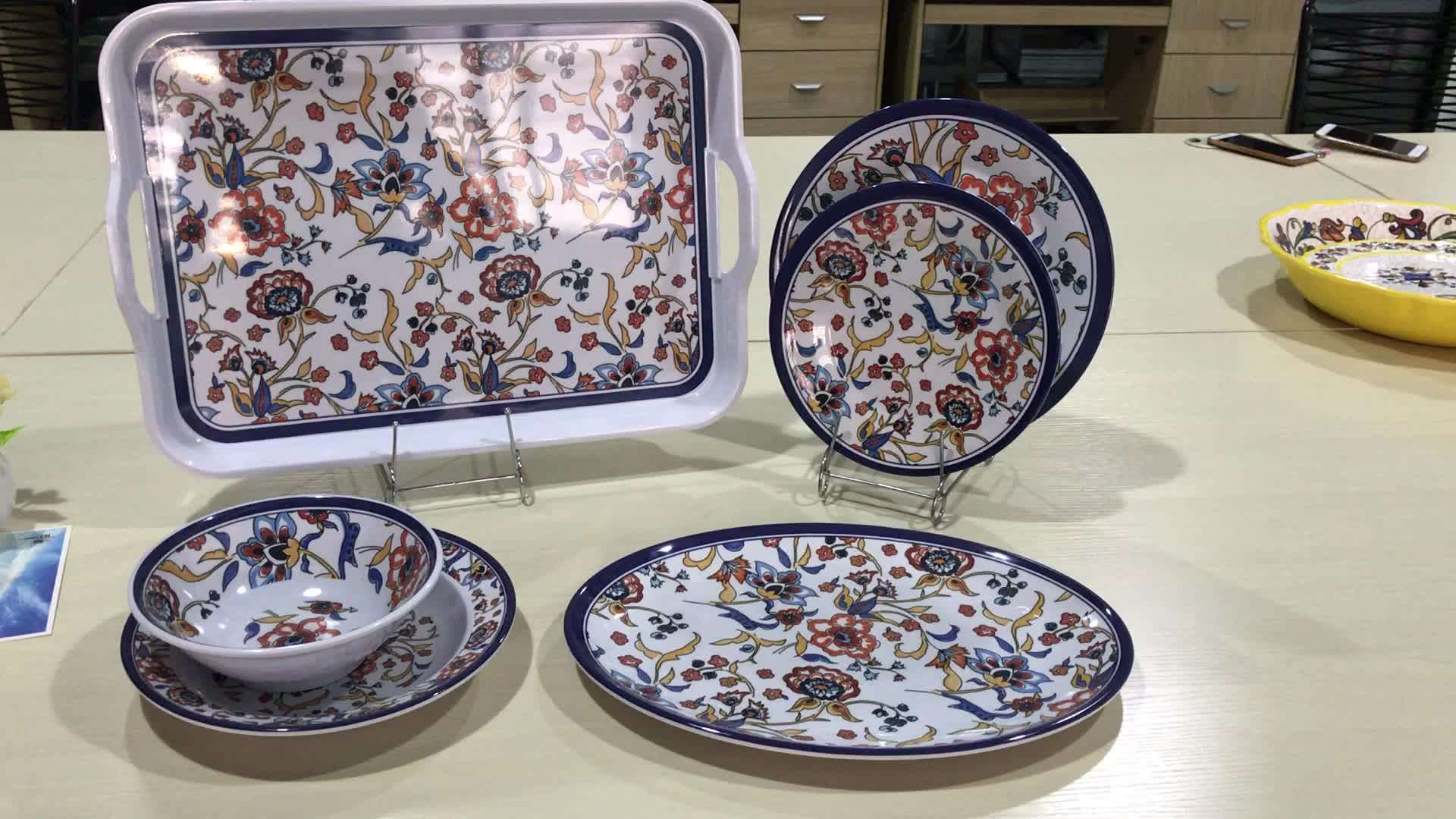 Customized Luxury Religious Design Buffet And Restaurant Use Disposable