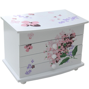 木质首饰盒多层抽屉女玩具收纳箱