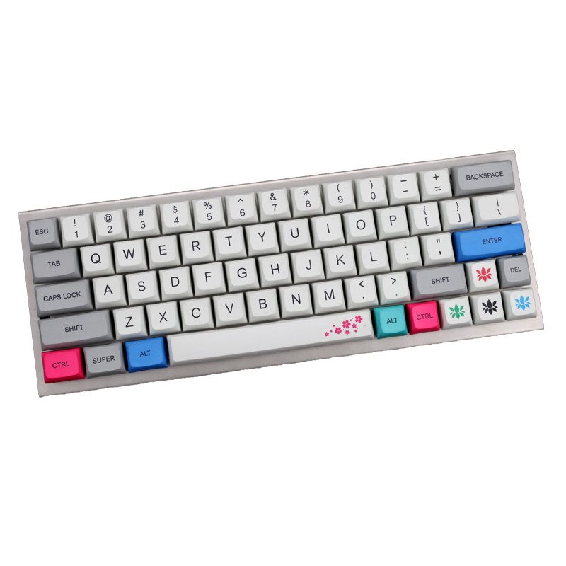 daisy雏菊40%机械键盘客制化不锈钢磨砂全封闭外壳钛灰色金属半高