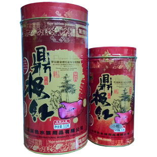 上海润色鼎时红罗汉鱼饲料增红起头鸿运金花珍珠马骝寿星头鱼粮食