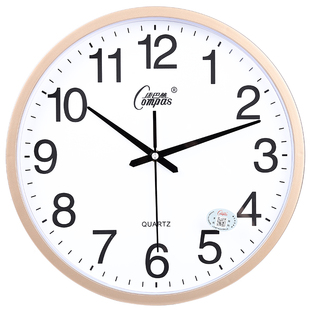 康巴丝钟表挂钟客厅现代简约时钟时尚卧室挂表个性静音壁钟创意钟