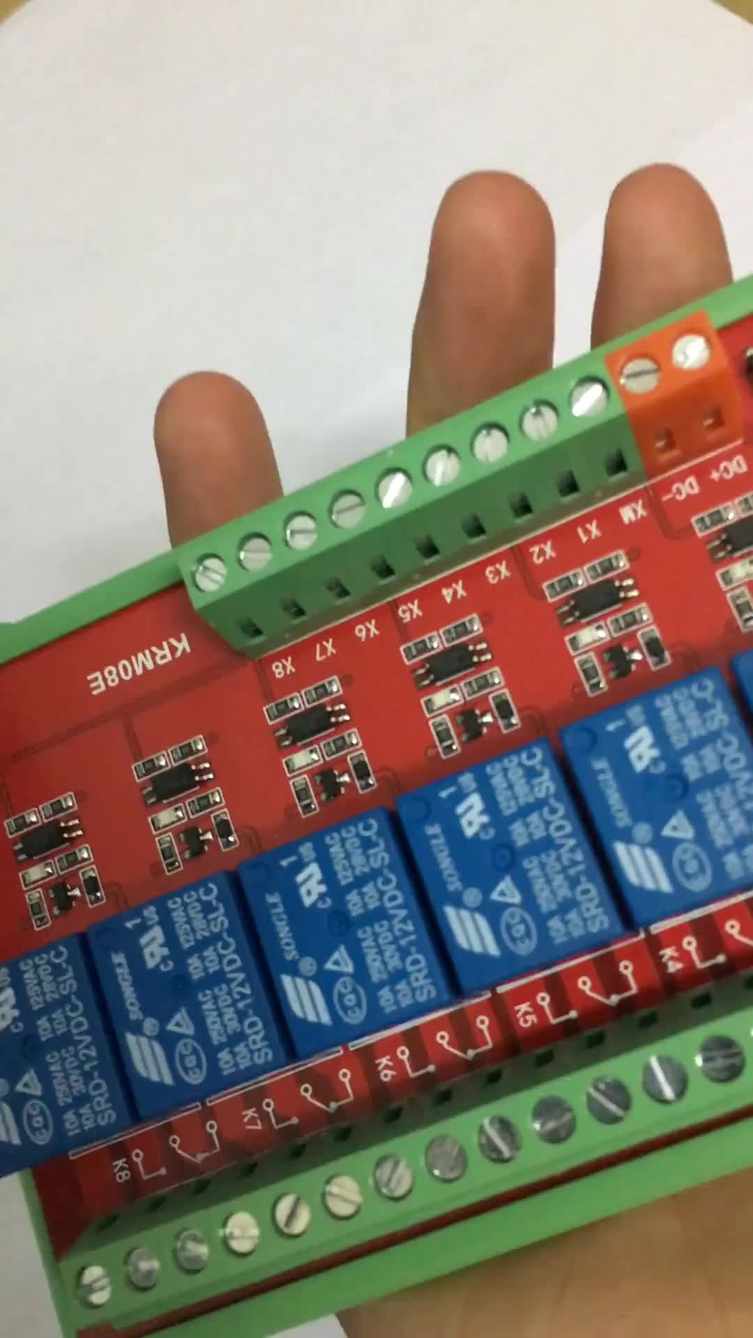 8 Ways Intermediate Relay Plc Expansion Board & 24v Relay Module