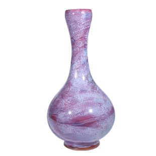 孔家钧窑[鹅颈瓶][35cm系列]钧瓷礼品摆件钧瓷花瓶当代钧瓷官窑