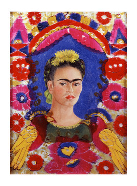 弗里达墨西哥艺术风酒吧装饰画