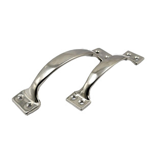 不锈钢拉手普通老式款提手4寸5寸6寸弓形橱柜木门工具箱明装把手