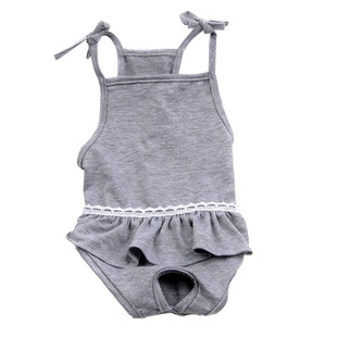 草莓连体生理裤泰迪柯基月经裤狗狗中小型犬生理裤背挎式