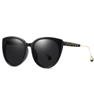 薇娅同款 小香风 偏光超美星星钻石镜腿 防紫外线墨镜太阳镜