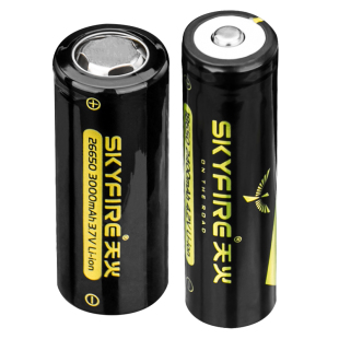 天火18650锂电池26650强光手电筒专用锂电池3.7v4.2v大功率动力