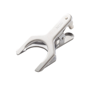 【Jhzy】不锈钢球磨口夹 标口夹 球形接口夹18/28/35/50#球磨夹子实验室金属夹子