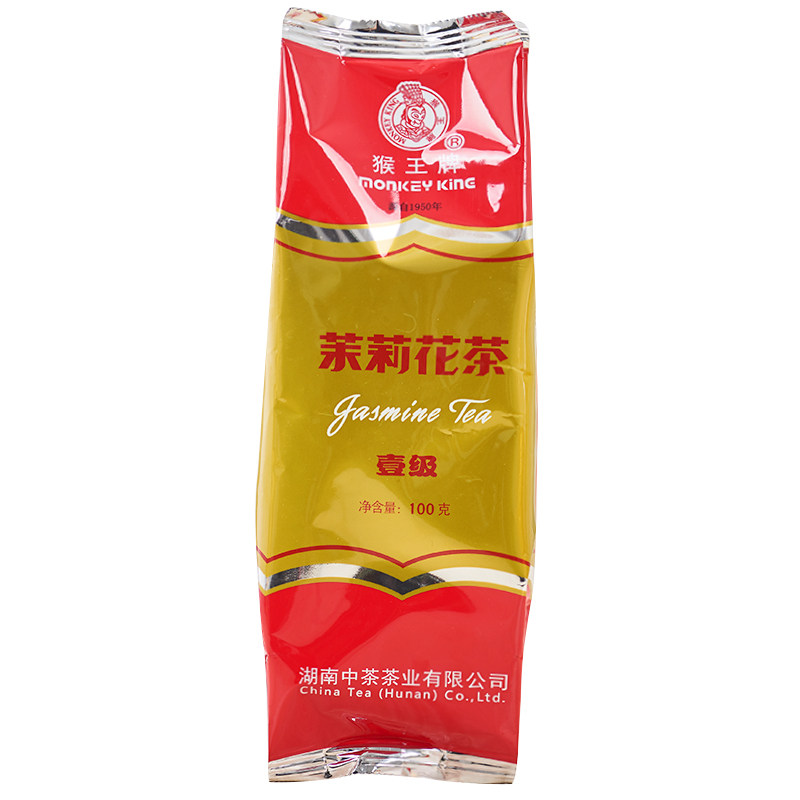 猴王牌茉莉花茶一级100g袋装中茶