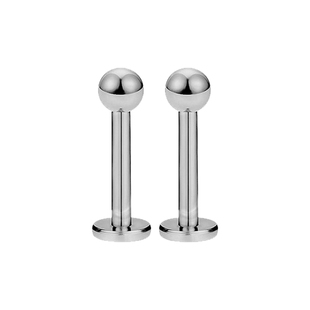 超短棍耳钉耳骨钉细针平底短款黑色小小耳朵钉短钉耳屏钉学生简约