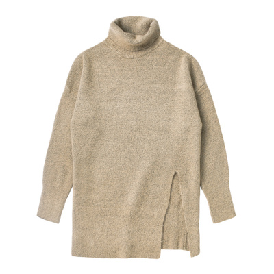 LOEN原创秋冬新款百搭中长款毛衣