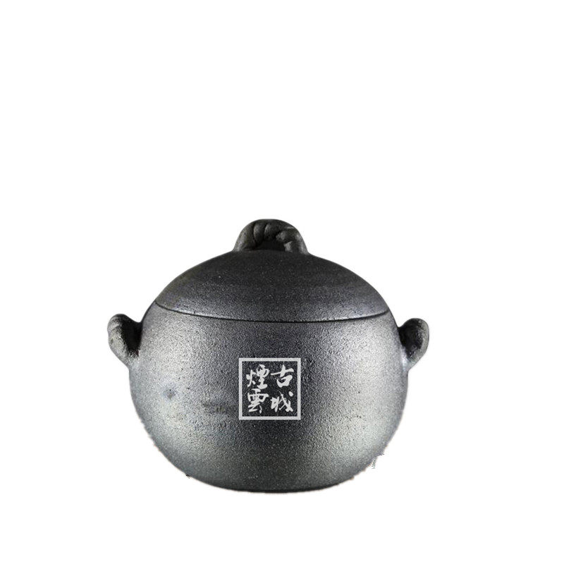 传统手工砂锅炖锅家用燃气陶土荥经老式熬药小沙锅煲汤锅宝宝煮粥