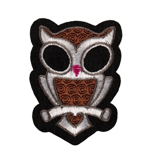 卡通布贴衣服补丁小号猫头鹰儿童T恤毛衣羽绒服装饰贴花补洞贴布