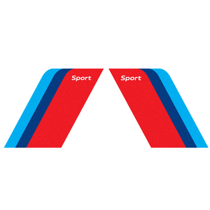 汽车轮眉装饰贴个性改装SPORT叶子板车贴车身贴划痕贴纸防刮条