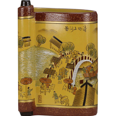 励志装饰品厚德载物文化书房摆件