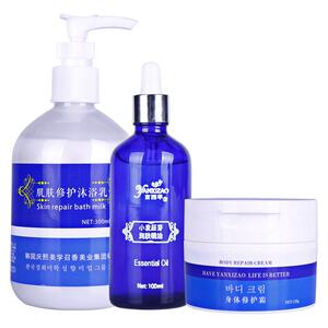 言西早鱼鳞鸡皮霜男女蛇皮肤干燥脱皮起皮角质身体干纹保湿补水