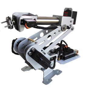 6自由度数字舵机械臂创客教育比赛支持arduino开源编程控制板包邮