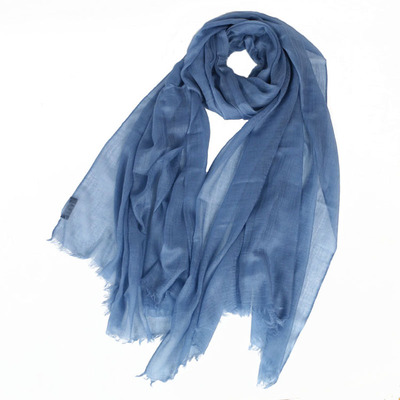 保暖纯色加长戒指绒两用围巾披肩