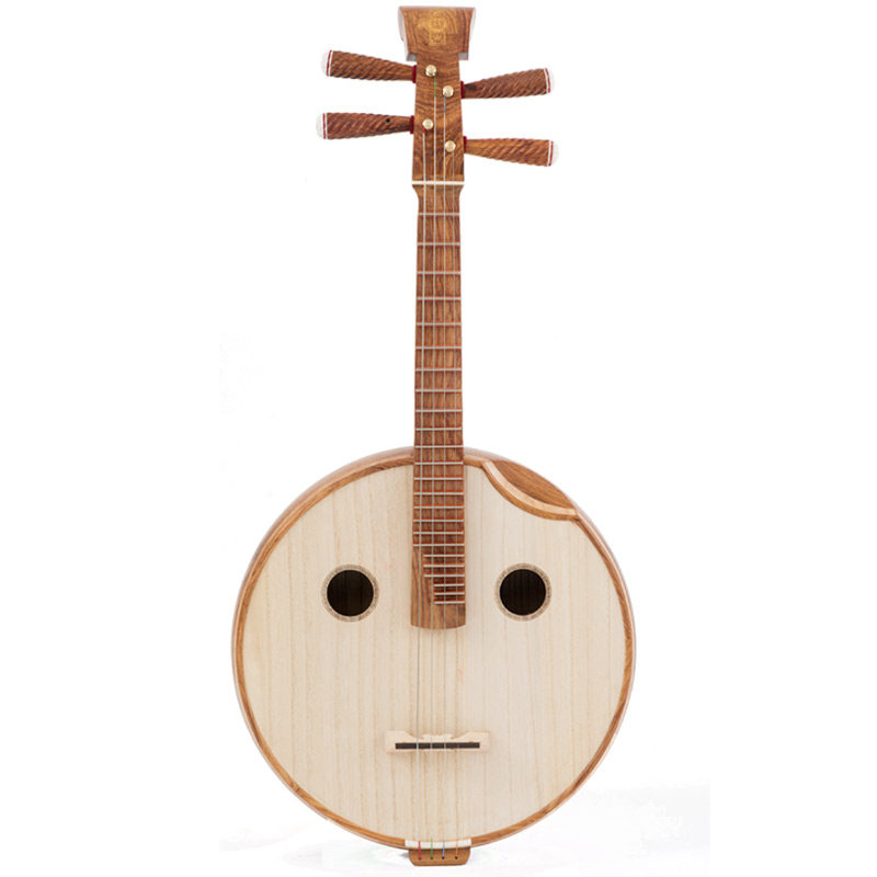 厂家直销手工制作老花梨木演奏中阮乐器指头梧桐木面板缺口金属品